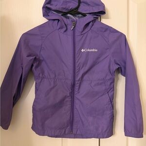 Kids Unisex Columbia Lavender Hooded Jacket